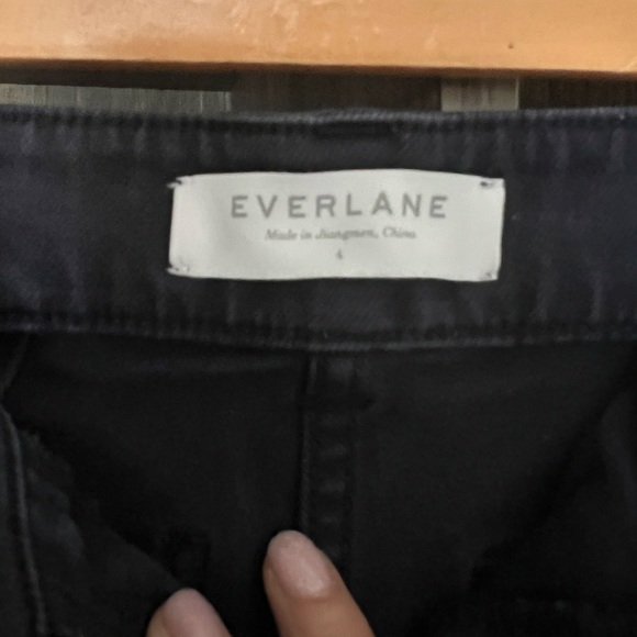 Everlane Wide Leg crop- dark blue - Picture 6 of 10